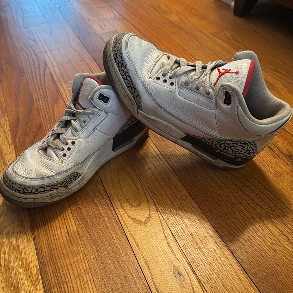 Nike Jordan 3 Retro. White Cement. Men’s Sz 9.